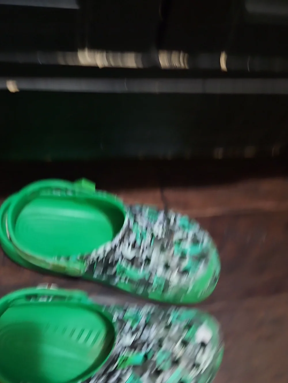 Kids Green Clog-Style Slip-On Shoes